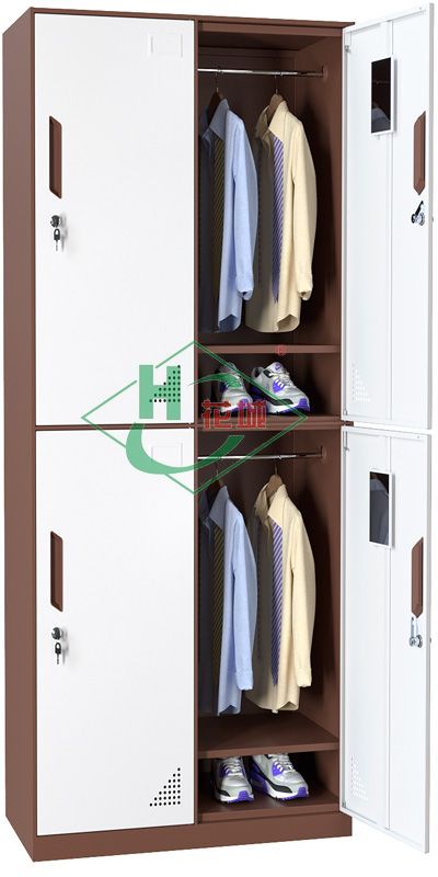 Four-door wardrobe